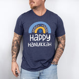 Happy Hanukkah Shirt, Love and Light Hanukkah Shirt, Menorah Shirt, Holiday Shirt