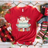 Custom Santa Claus Shirt, Personalized Christmas Shirt, Santa Holiday Shirt