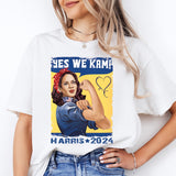 Kamala Harris 2024 Shirt, Yes We Kam Shirt