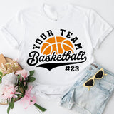 Custom Basketball Shirt, Basketball Team Shirt, Basketball Player Number Shirt, Basketball Team Name Shirt, Basketball Game Day Shirt