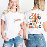 It's A Good Day To Make Music T-Shirt, Custom Music Teacher Shirt, Teachers Day Tee