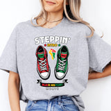 Stepping Into Juneteenth Shirt, Juneteenth Heart Shirt, Juneteenth Shirt