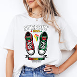 Stepping Into Juneteenth Shirt, Juneteenth Heart Shirt, Juneteenth Shirt