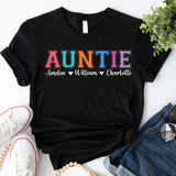 Personalized Mom Shirt, Mom Shirt With Kid Names, Kids Names Mom Shirt, Shirt For Mom