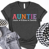 Personalized Mom Shirt, Mom Shirt With Kid Names, Kids Names Mom Shirt, Shirt For Mom