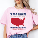 Trump Ending Of A Nightmare Sweatshirt Shirt, President Trump T-Shirt