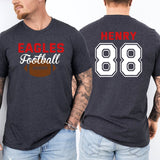 Customized Football Sweatshirt, Football Dad  Shirt, Game Day Shirt, Football Mom Shirt