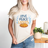 Love Peace Latkes Shirt, Happy Hanukkah Shirt