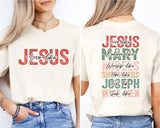 Christian Christmas Sweatshirt, Christmas Faith Sweatshirt, Believe Like Mary Tee