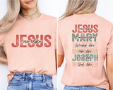 Christian Christmas Sweatshirt, Christmas Faith Sweatshirt, Believe Like Mary Tee