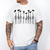 Giraffe Shirt, Zoo Crew Shirt, Animal Lover Gift Tee