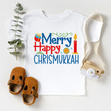 Merry Happy Chrismukkah Shirt, Shine and Bright Like a Menorah, Hanukkah Shirt