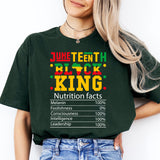 Juneteenth Black King Nutrition Facts Shirt, Black Queen Shirt, Black Queen Nutrition Facts