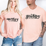 Wifey and Hubby Shirts, Mr and Mrs Shirt, Bridal Party Shirt