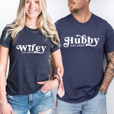 Wifey and Hubby Shirts, Mr and Mrs Shirt, Bridal Party Shirt