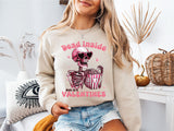 Dead Inside But It's Valentine's Sweatshirt, Valentines Day Hoodie, Valentine Gift