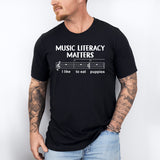 Music Literacy Matters T-Shirt, Music Teacher Shirt, Music Student Tee, Music Class Shirt