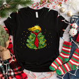 Trump Christmas Tree Shirt, Holiday Political Shirt, Festive President Xmas Shirt