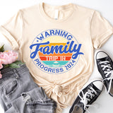 Family Trip Shirt, Family Cruise Shirts, Warning Family Trip In Progress 2024