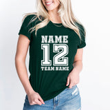 Name and Number Shirt, Football Shirt, Basketball Shirt, Baseball Shirt, Softball Shirt