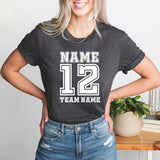 Name and Number Shirt, Football Shirt, Basketball Shirt, Baseball Shirt, Softball Shirt