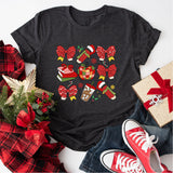 Coquette Christmas Bow Shirt, Santa Coquette Xmas Shirt, Red Bow Xmas Shirt