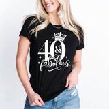 Birthday T-Shirt, 40'th Birthday Shirt, Birthday Mom Tee, Grandma Birthday Shirt