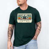 Cassette Tape Birthday T-Shirt, Best of 1973 Shirt, 1983 Tee, 90's Country Music Shirt