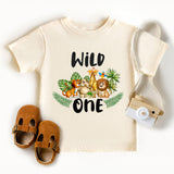 Wild One Onesie, First Birthday Bodysuit, Safari Birthday Tees