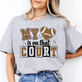 My Heart Is On That Court Tee, Valentine's Day Shirt, Sport Lover Sweatshirt