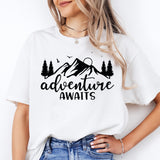 Adventure Awaits Shirt, Adventure Shirt, Camping Shirt, Camp life Shirt, Hiking tees