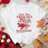 Santa Claus World Tour T-Shirt, Santa Claus Shirt, Christmas Sweatshirt