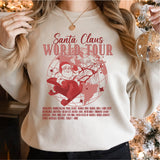 Santa Claus World Tour T-Shirt, Santa Claus Shirt, Christmas Sweatshirt