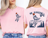 He Is Rizzin' Humor Easter Shirt, Jesus Funny Sweatshirt