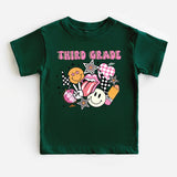 Third Grade T-Shirt, Back To School Shirt, Hello Third Grade Girl Tee, 3rd Grade Shirt