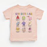 God Says I am Shirt, Christian Shirt