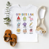 God Says I am Shirt, Christian Shirt