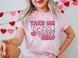 Take Me To Your Candy Shop Sweatshirt, Valentines Candy Shirt, Gift For Valentine