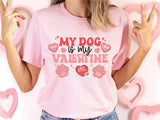 My Dog Is My Valentine Sweatshirt, Valentine Dog Sweater, Dog Sweatshirt