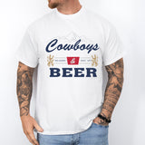 Cowboys and Beer Shirt, Western Beer T-Shirt, Country Christmas Shirt