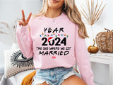 Year 2024 The One Where We Got Engaged Shirt, Best Christmas Ever Shirt, Winter Holiday Tee