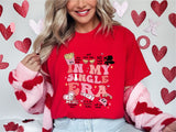 In My Single Era Sweatshirt, Single Valentine's Day Shirt, Trendy Valentine's Day Shirt