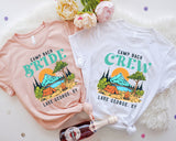 Camp Bach Bride Crew Shirt, Lake George NY Bride Party T-Shirt, Adventure Bachelorette Tee