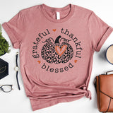 Thankful Grateful Blessed Shirt, Thanksgiving Shirt