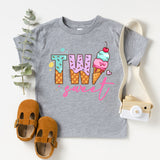 Two Ice Cream Birthday Matching Shirt, 2nd Birthday Shirt