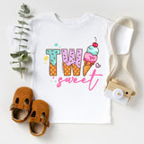 Two Ice Cream Birthday Matching Shirt, 2nd Birthday Shirt