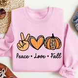 Peace Love Fall Shirt, Peace Love Pumpkin, Cute Fall Shirt