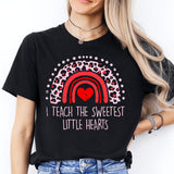 I Teach the Sweetest Little Hearts Shirt, Teacher Valentine Shirt, Love Teaching Shirt