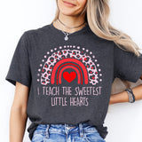 I Teach the Sweetest Little Hearts Shirt, Teacher Valentine Shirt, Love Teaching Shirt