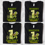 Turtley Birthday Boy Shirt, Custom Turtle Birthday Shirt